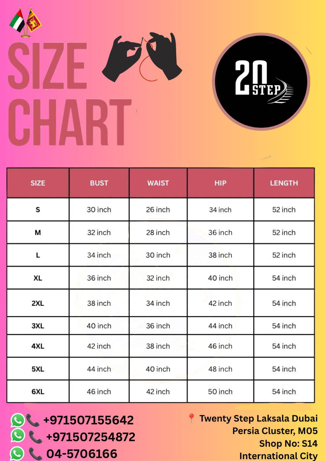 Ladies chart